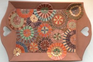 Dienblad cirkels €75,- Dienblad cirkels €75,-