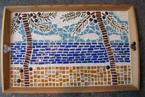 Dienblad kristal mozaïek Dienblad kristal mozaïek