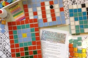 Kinderfeestje blokjes plakken Kinderfeestje blokjes plakken