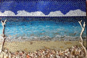 Schelpen strand 65x95cm Schelpen strand 65x95cm